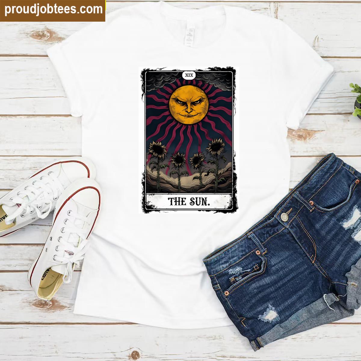 Dark Sun Tarot Card Shirt