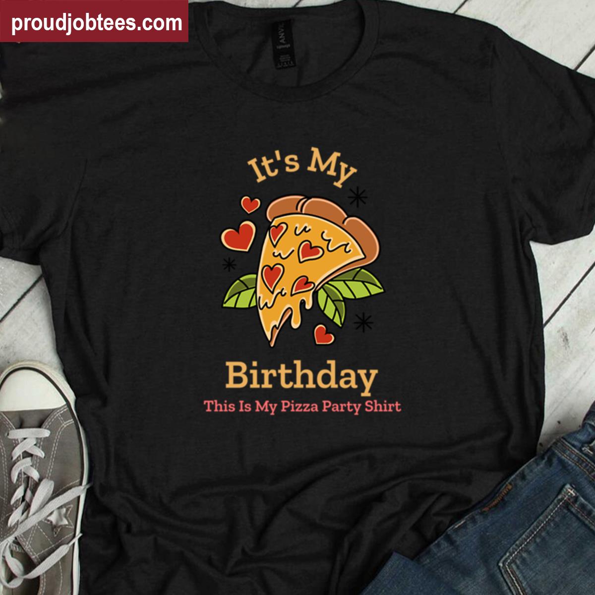 Its My Birthday This Is My Pizza Party Kids Shirt