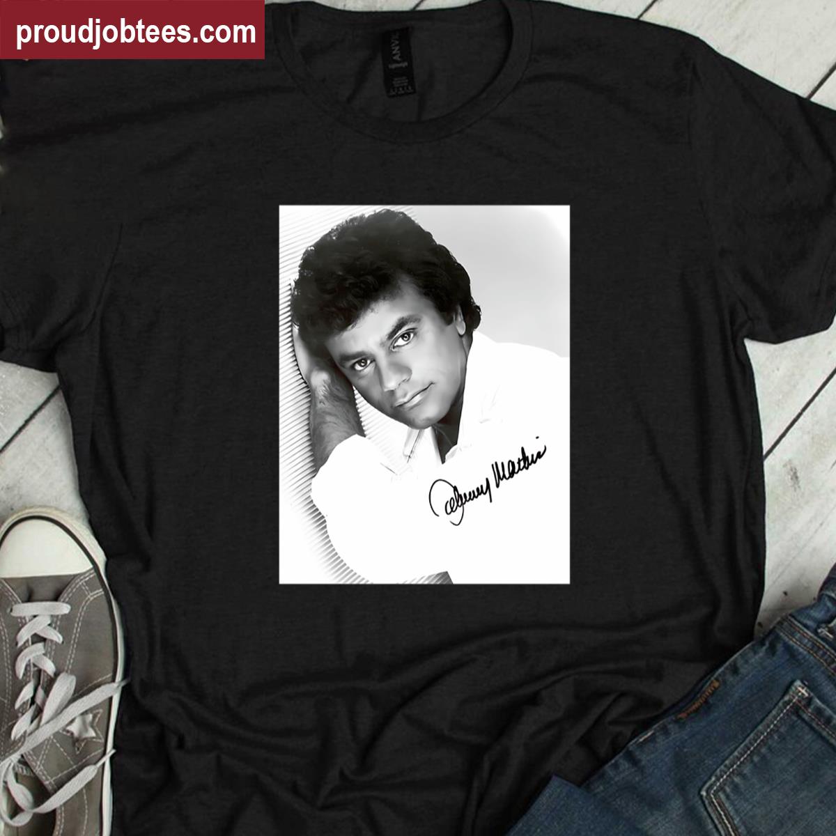 Johnny Mathis Autograph Shirt