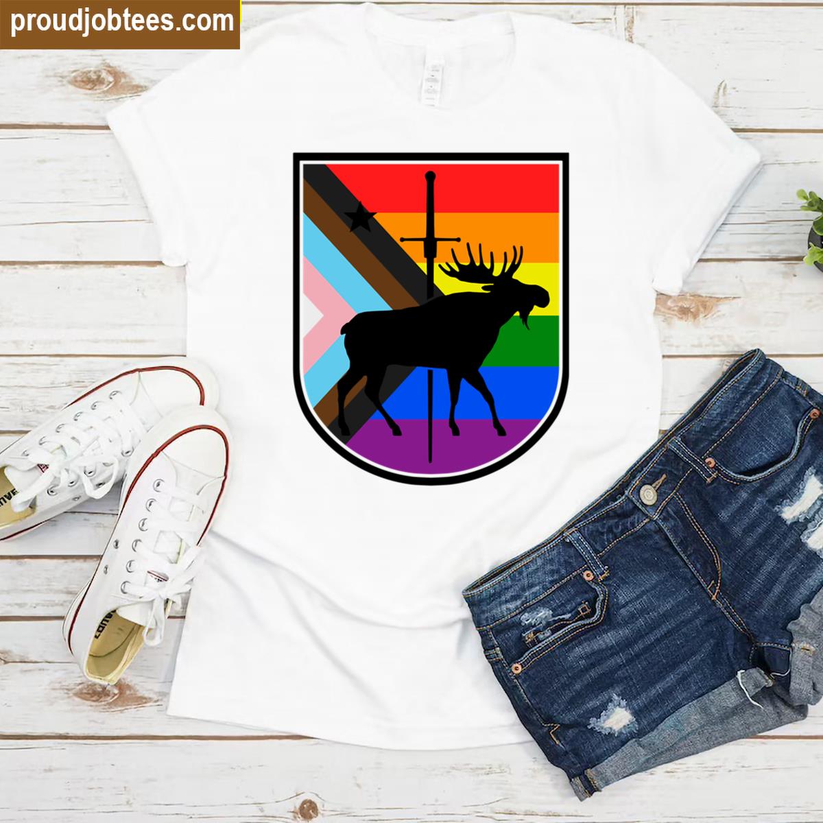 Mhf Progress Pride Black Border Shirt