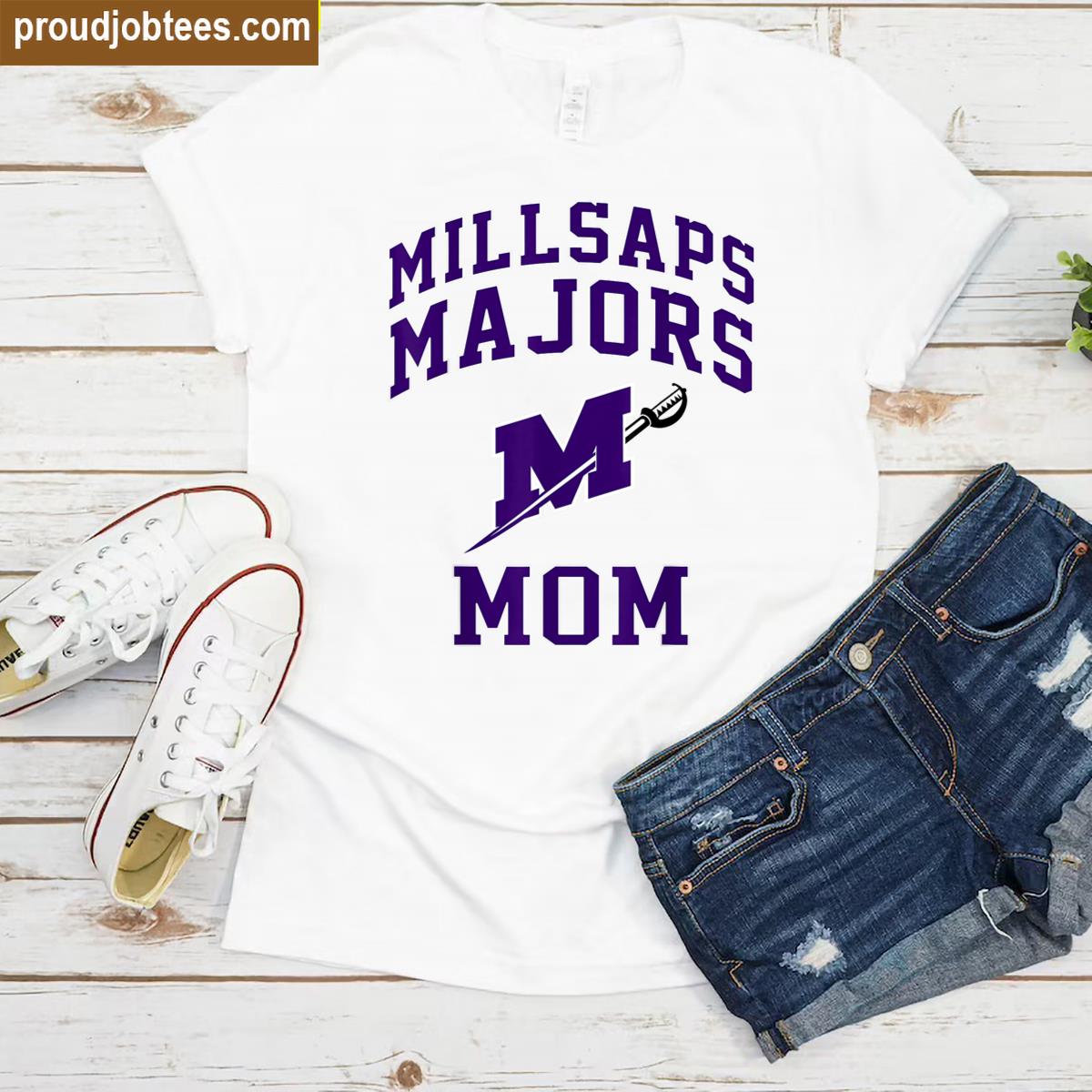 Millsaps College Mom Mother Vintage Arch Design For Women Shirt