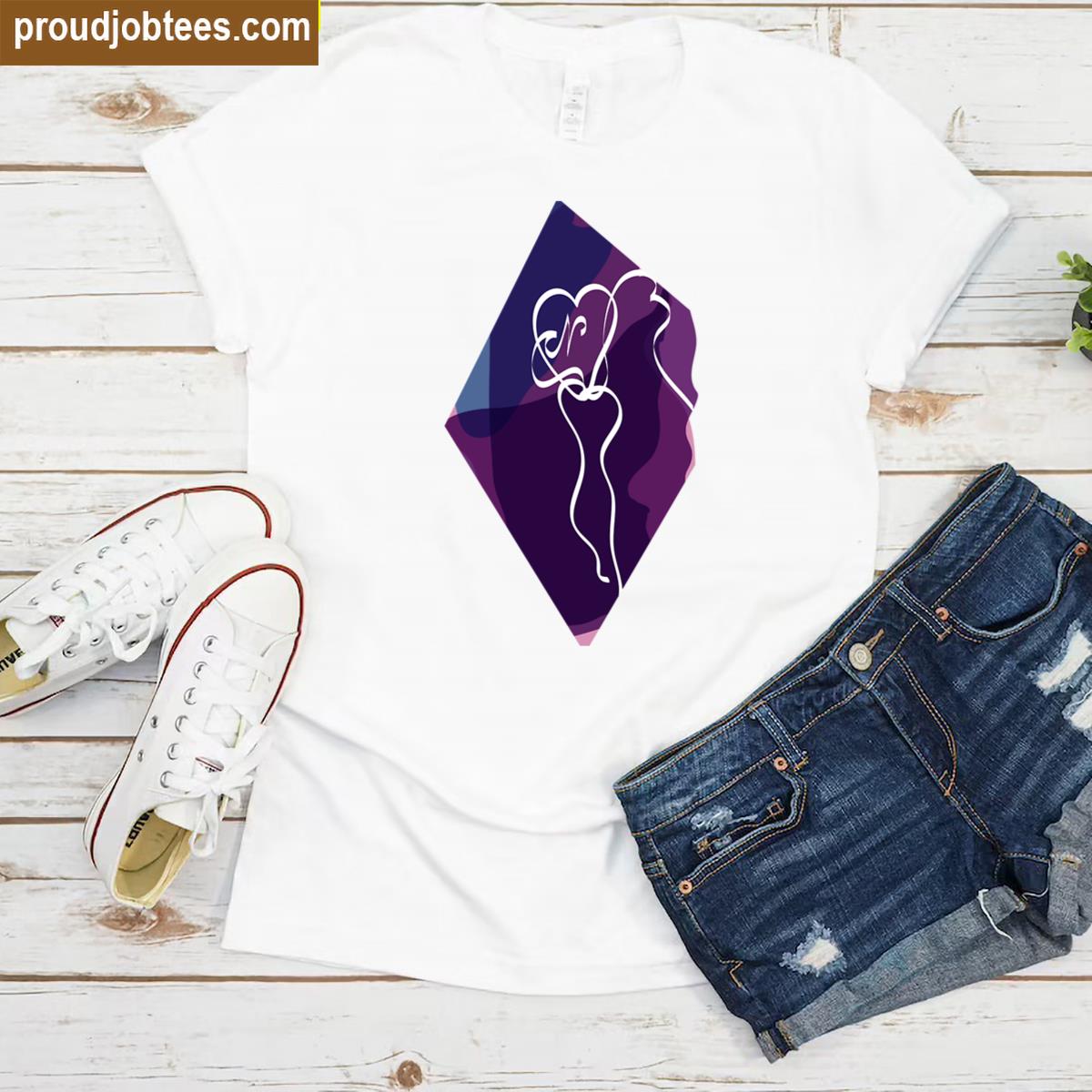 North Linear Watercolor Shirt