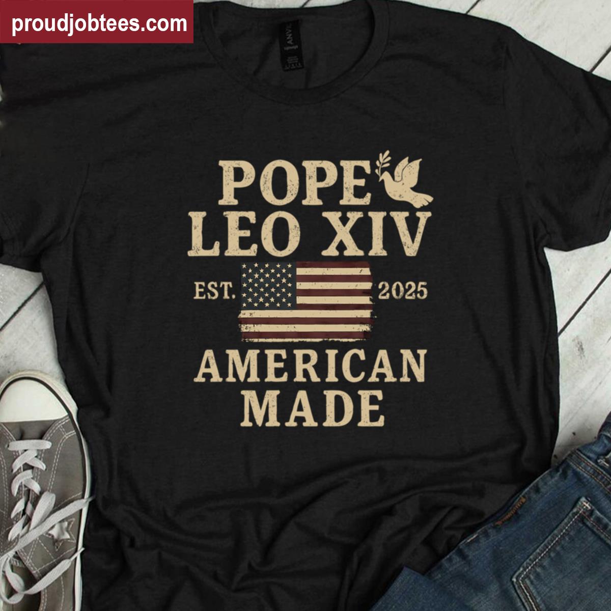 Pope Leo Xiv American Made Shirt