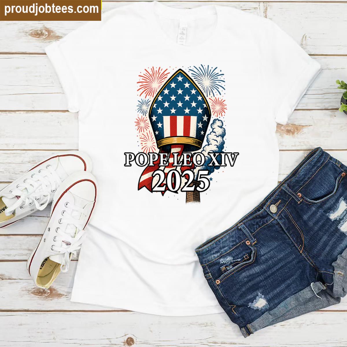 Pope Leo Xiv American Pope Robert Prevost Shirt