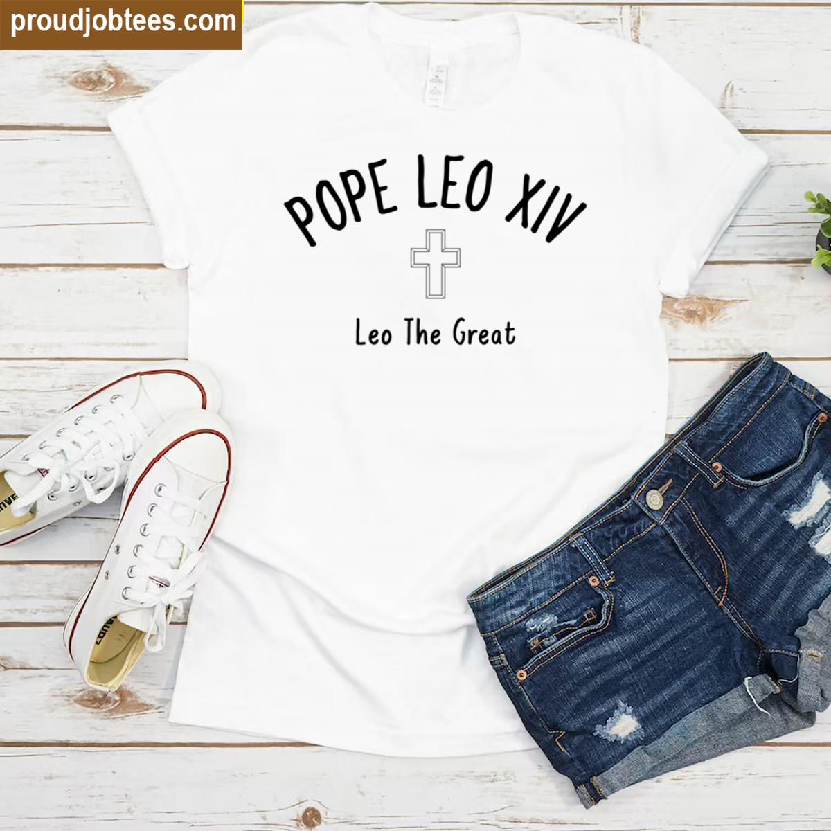 Pope Leo Xiv Catholic Church Leader Premium Shirt