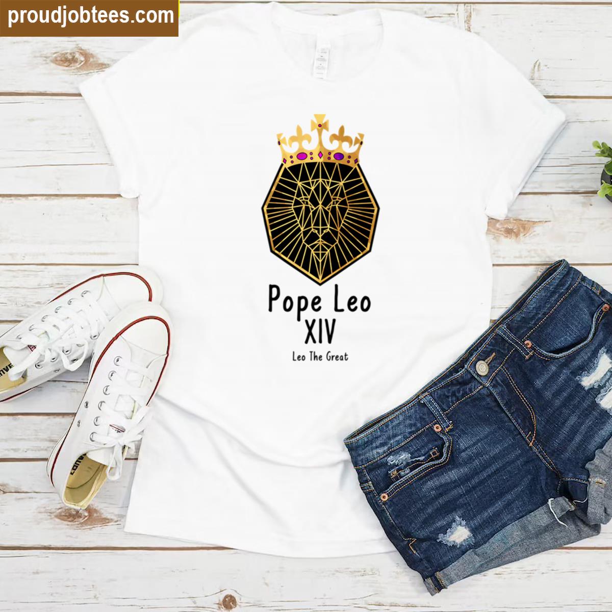 Pope Leo Xiv Lion Premium Shirt