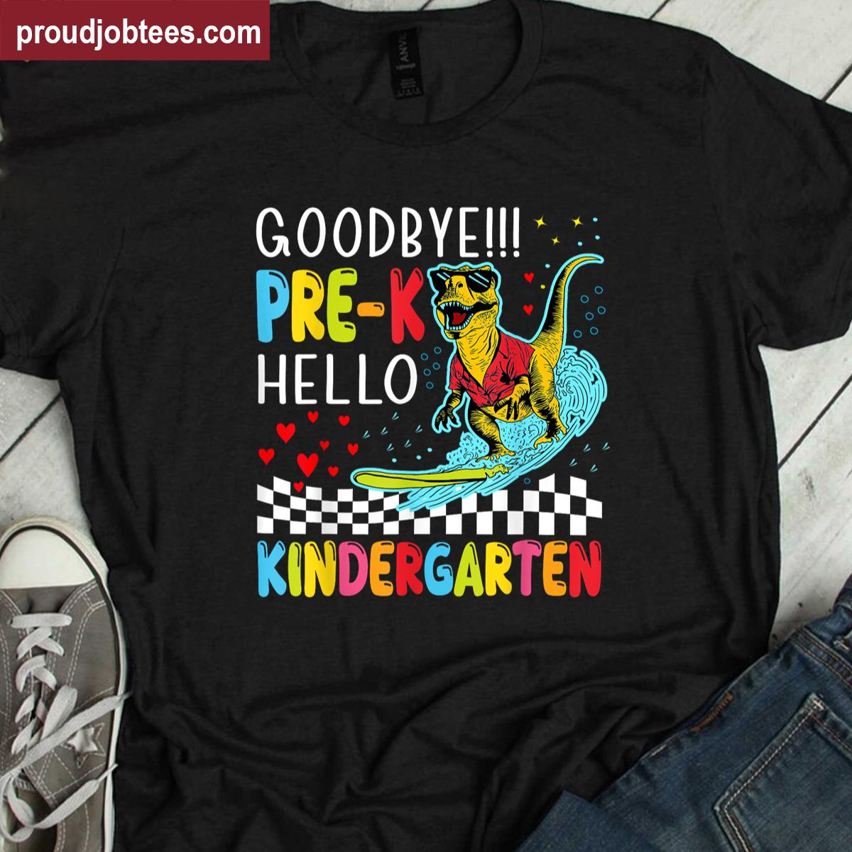 Pre K Boys Last Day Of School Dinosaur T Rex Monster Truck Shirt
