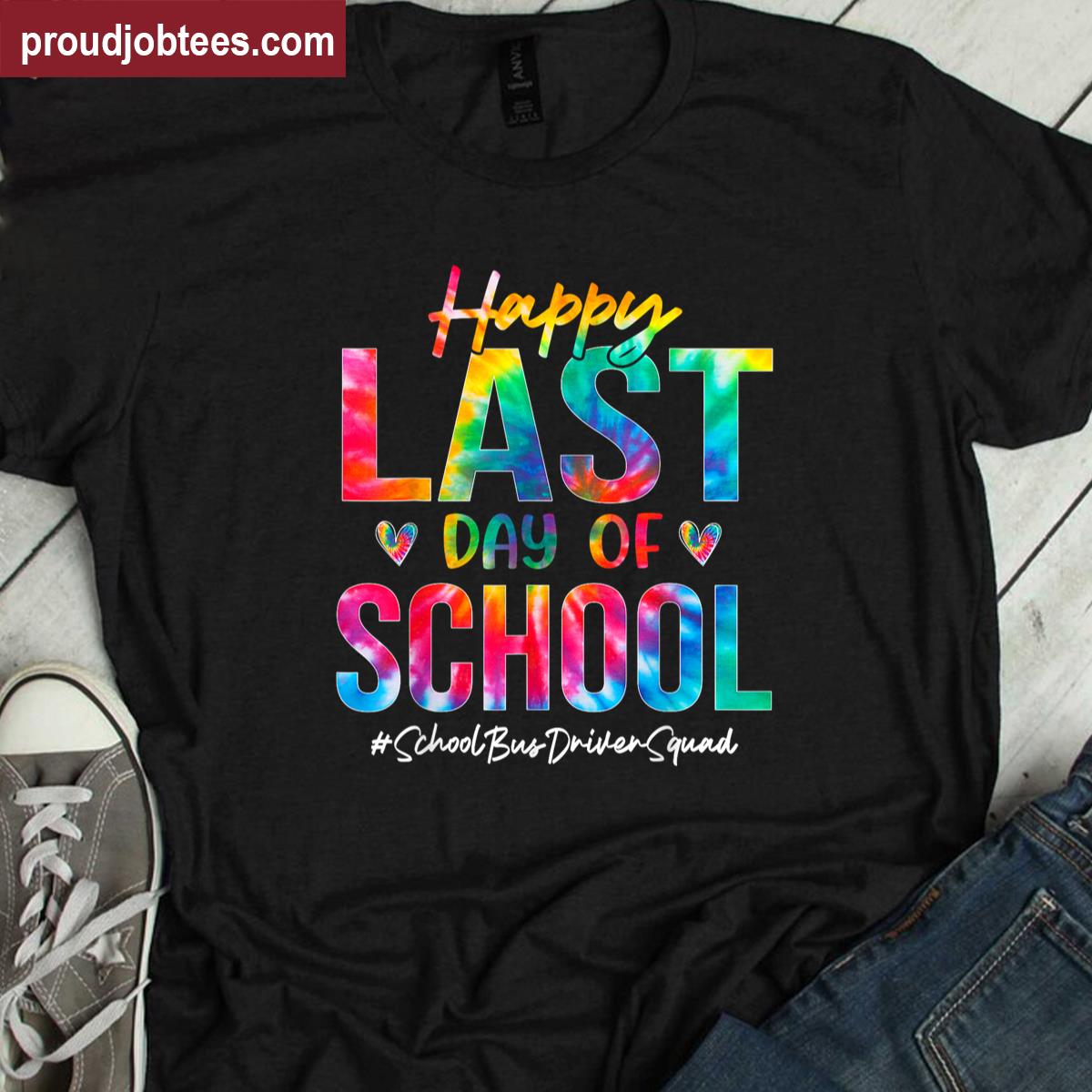 Retro Last Day Of School End Of School Bus Driver We Out Shirt
