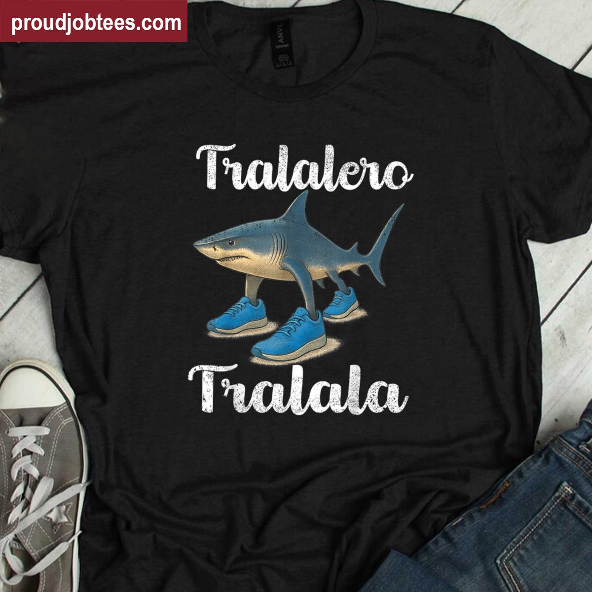 Tralalero Tralala Funny Shark Meme Bootleg Shirt