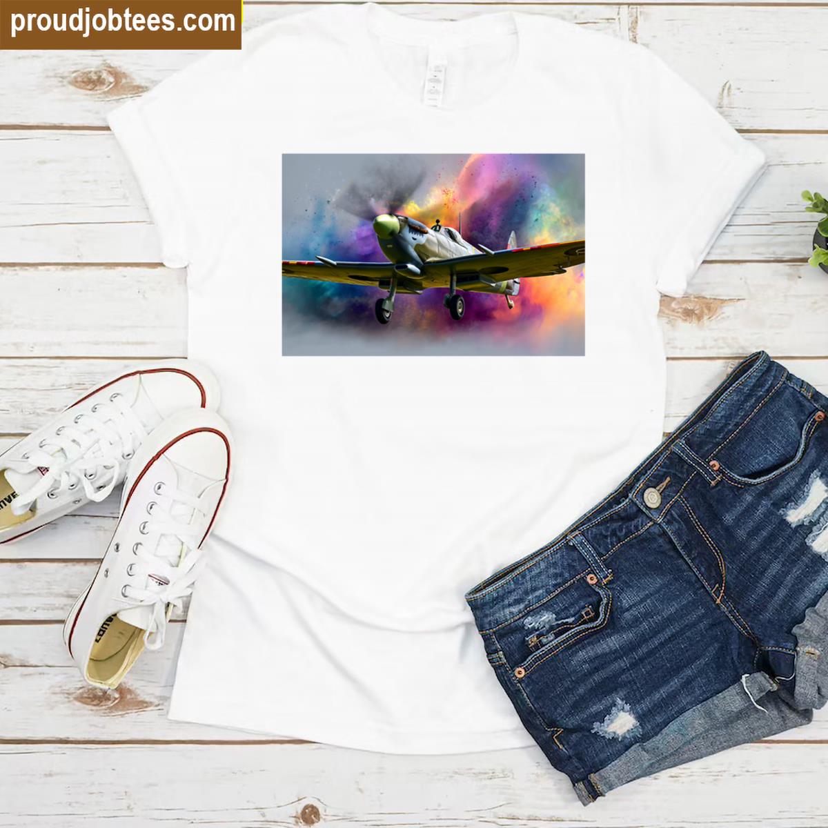Watercolour Splash Spitfire Shirt