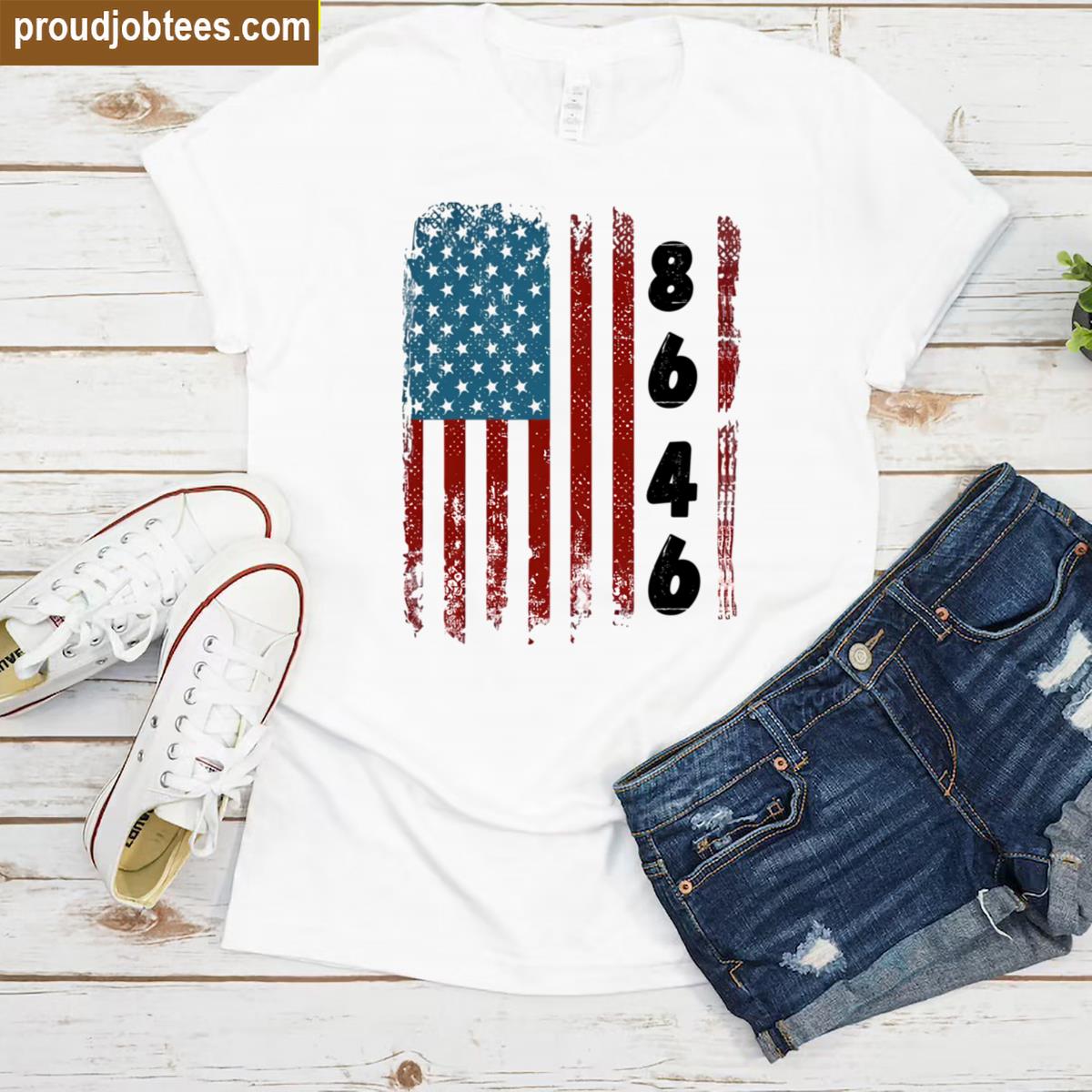 8646 Pin Impeach Biden Tee Shirt
