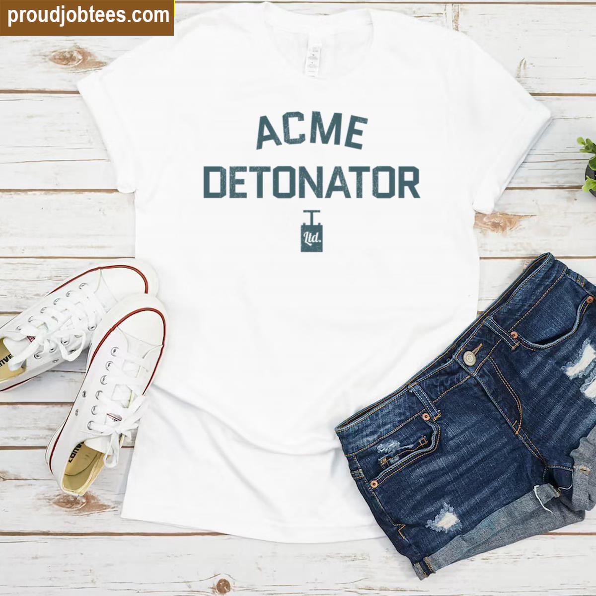 Acme Detonator Ltd Dark Graphic Tee Shirt