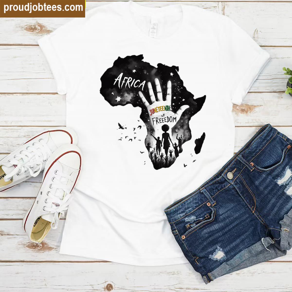 Africa Juneteenth Celebration Tee Shirt