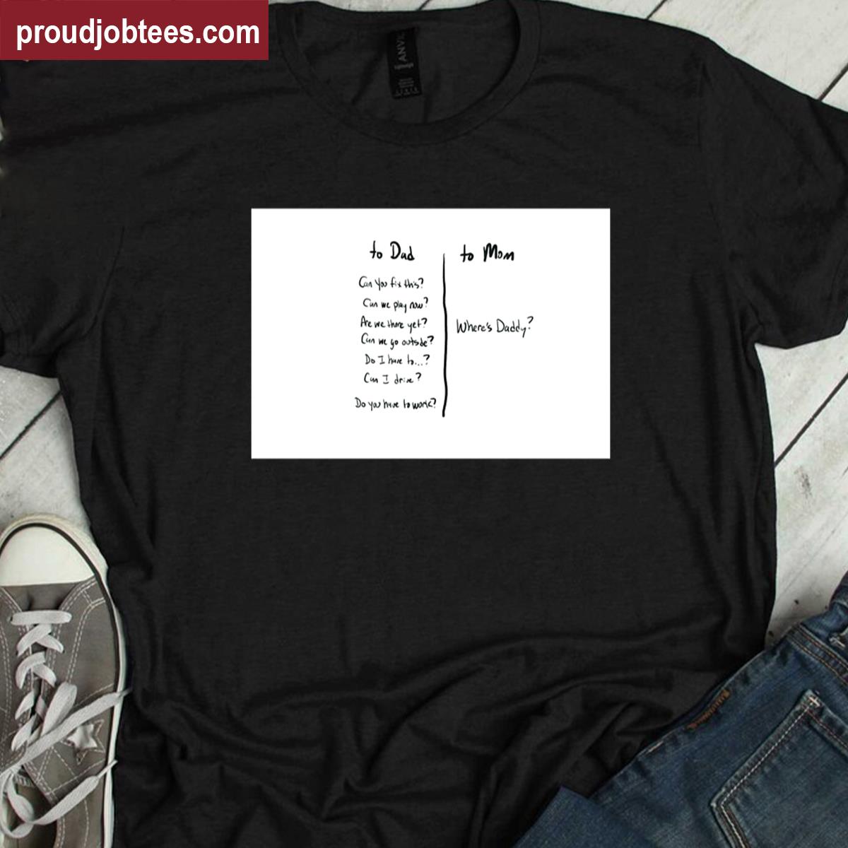 All The Cool Stuff Dad Does Tee Shirt