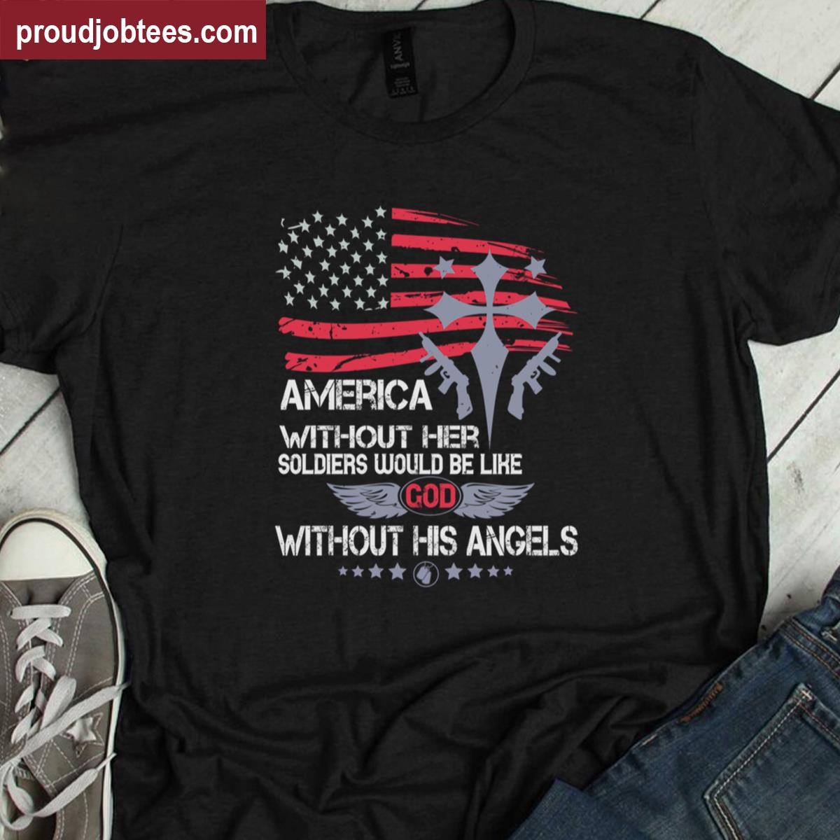 America Angels Quote Shirt
