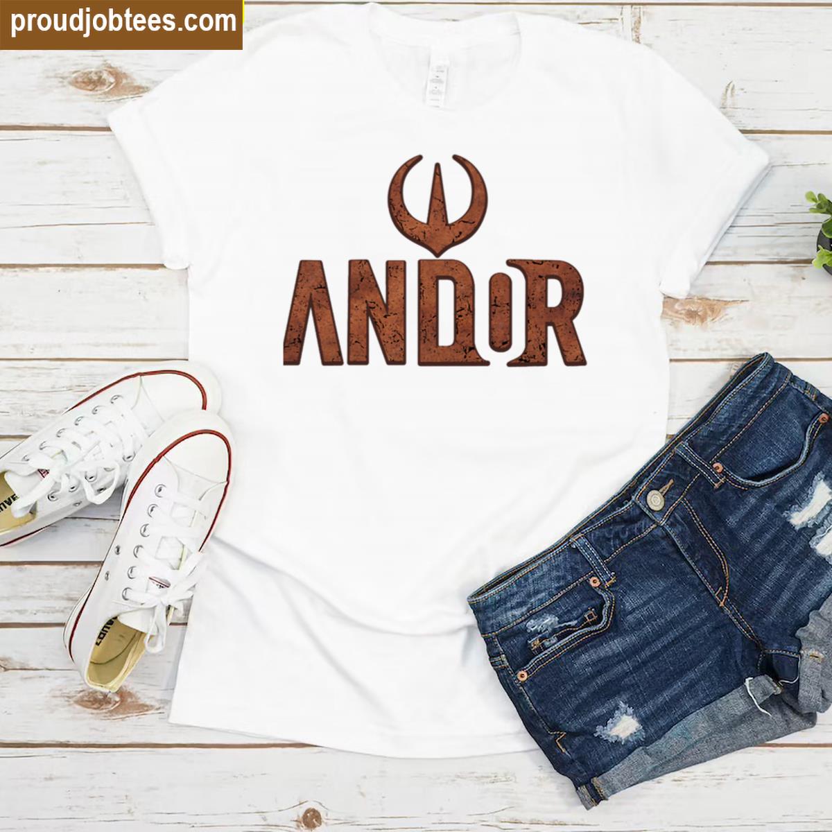 Andor Raised Logo Graphic Tee Statement Shirt