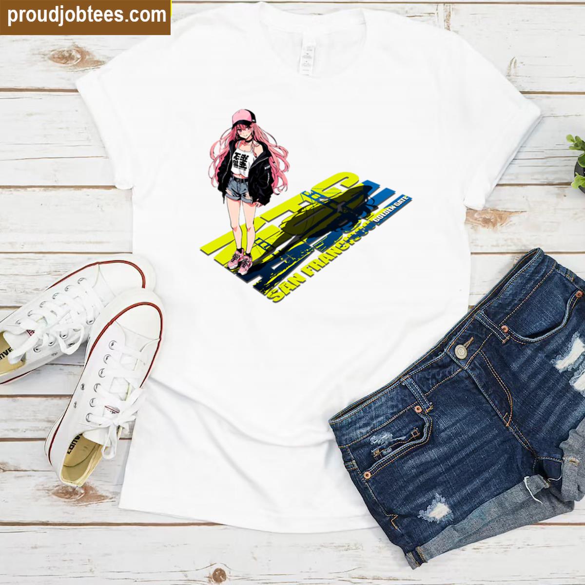 Anime Women San Francisco Tee Shirt