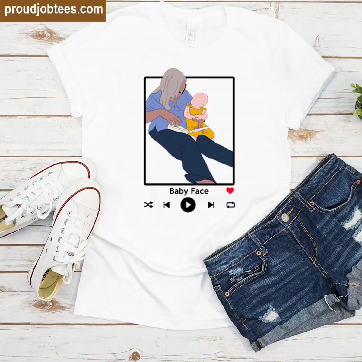 Baby Face Graphic Tee Shirt