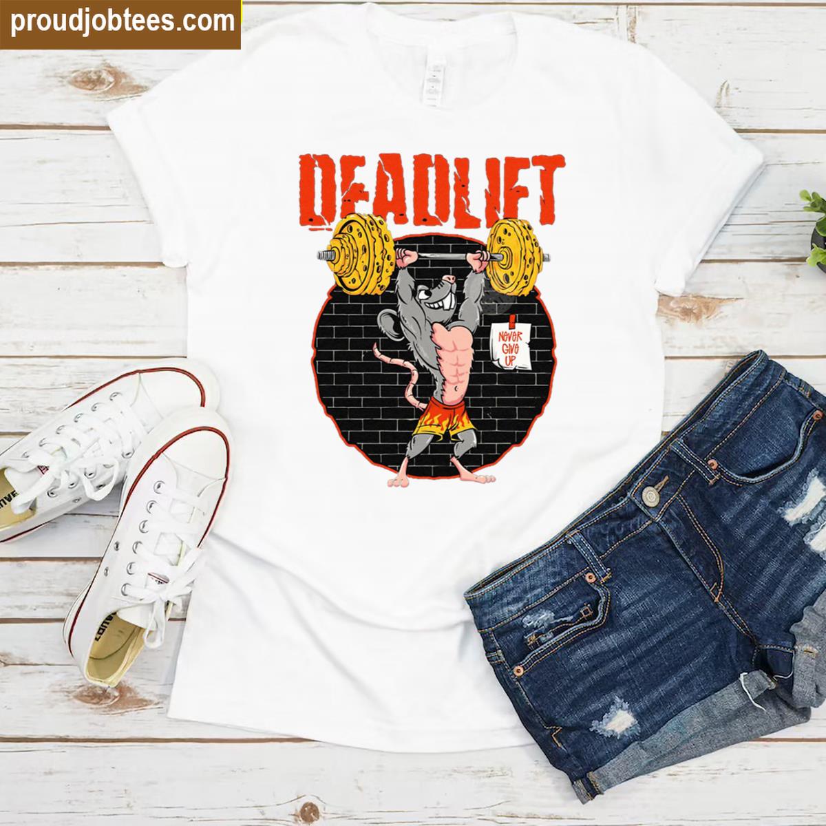 Best Gym Rat Fitness Tee Shirt