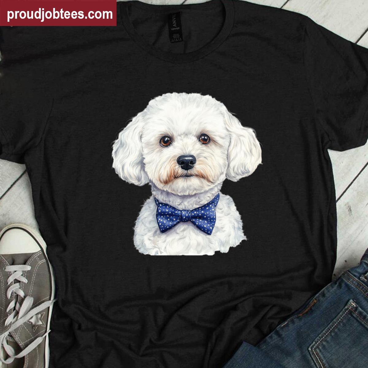 Bichon Frise Oversized Design Shirt