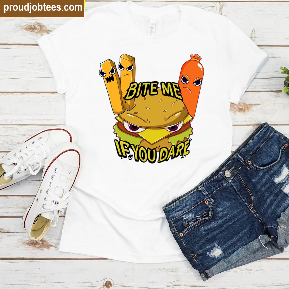 Cartoon Food Funny Tee Shirt