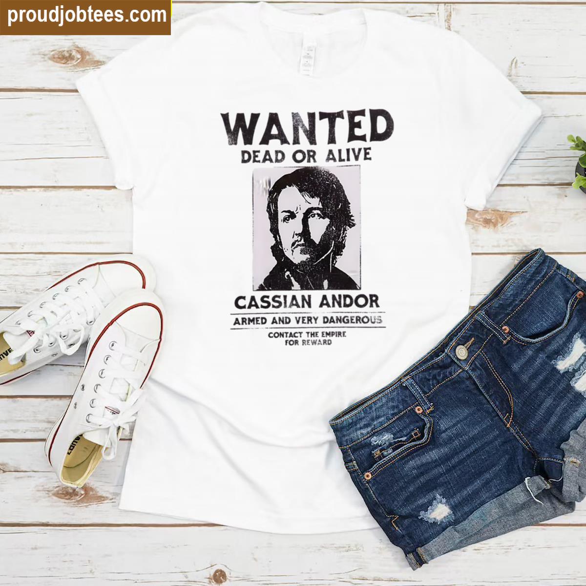 Cassian Andor Rebellion Graphic Tee Shirt