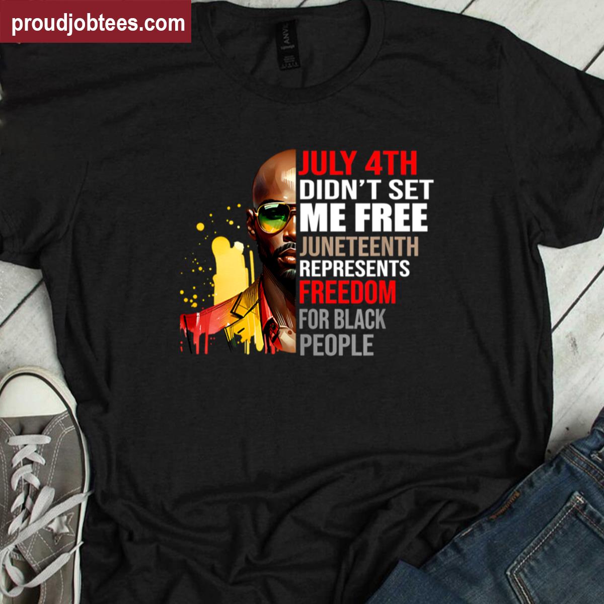 Celebrating Juneteenth Independence Day Boys Shirt