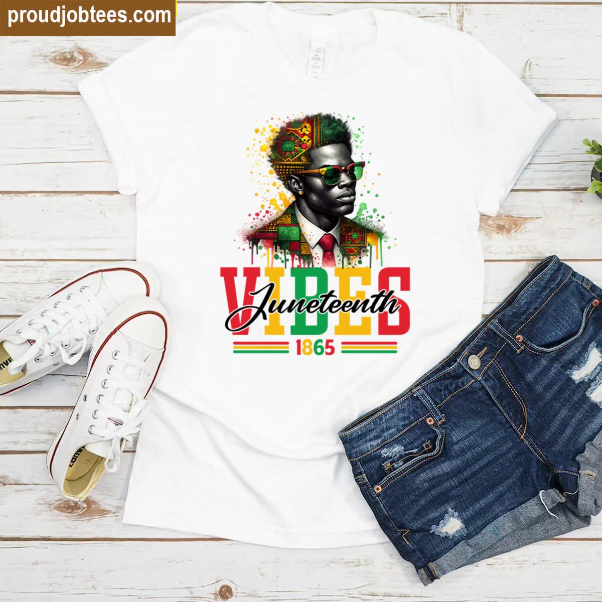 Celebrating Juneteenth Vibes Apparel Shirt