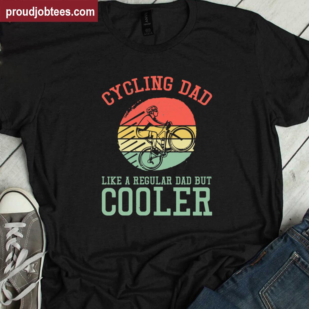 Cool Dad Vintage Cyclist Shirt
