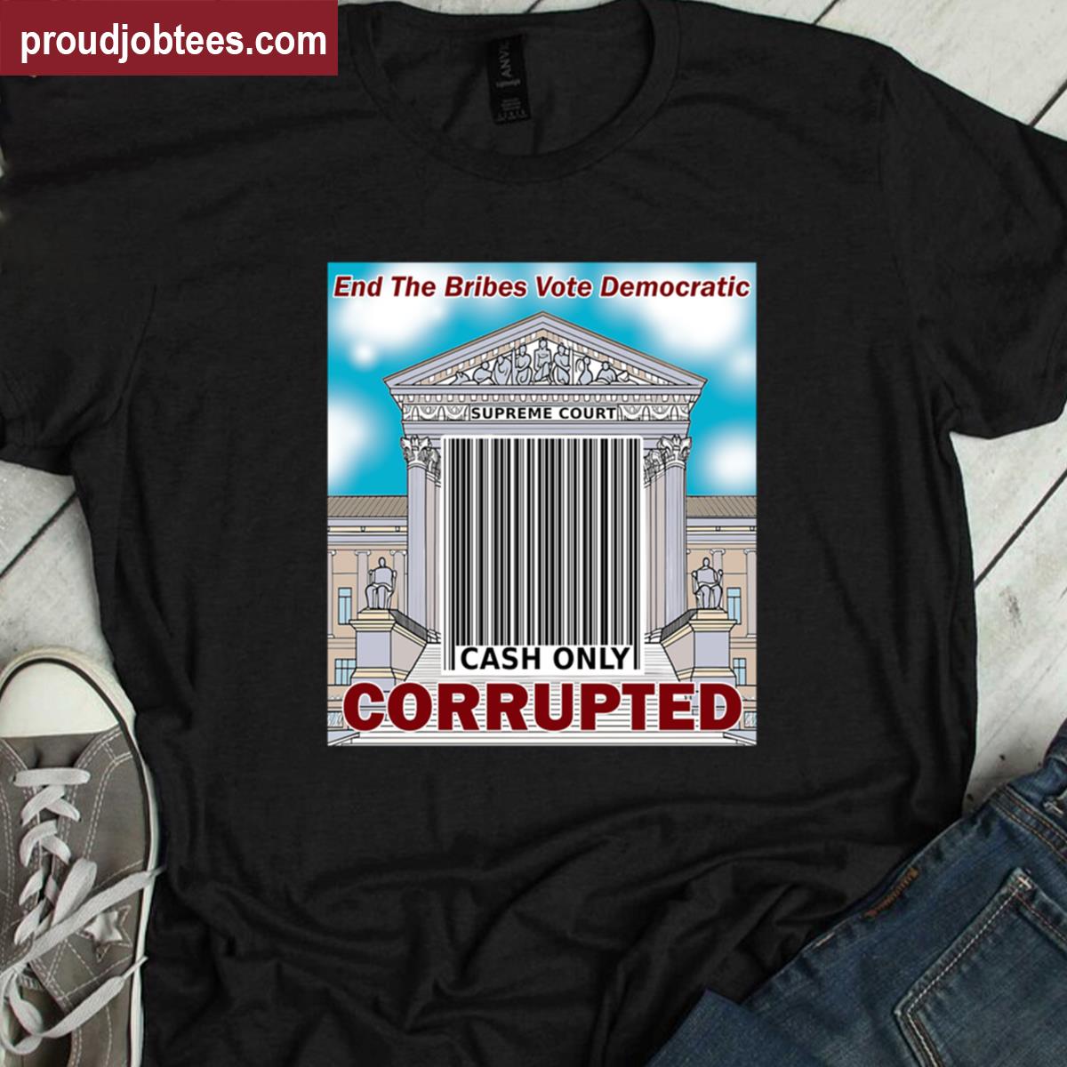Corrupt Supreme Court Graphic Tee Shirt