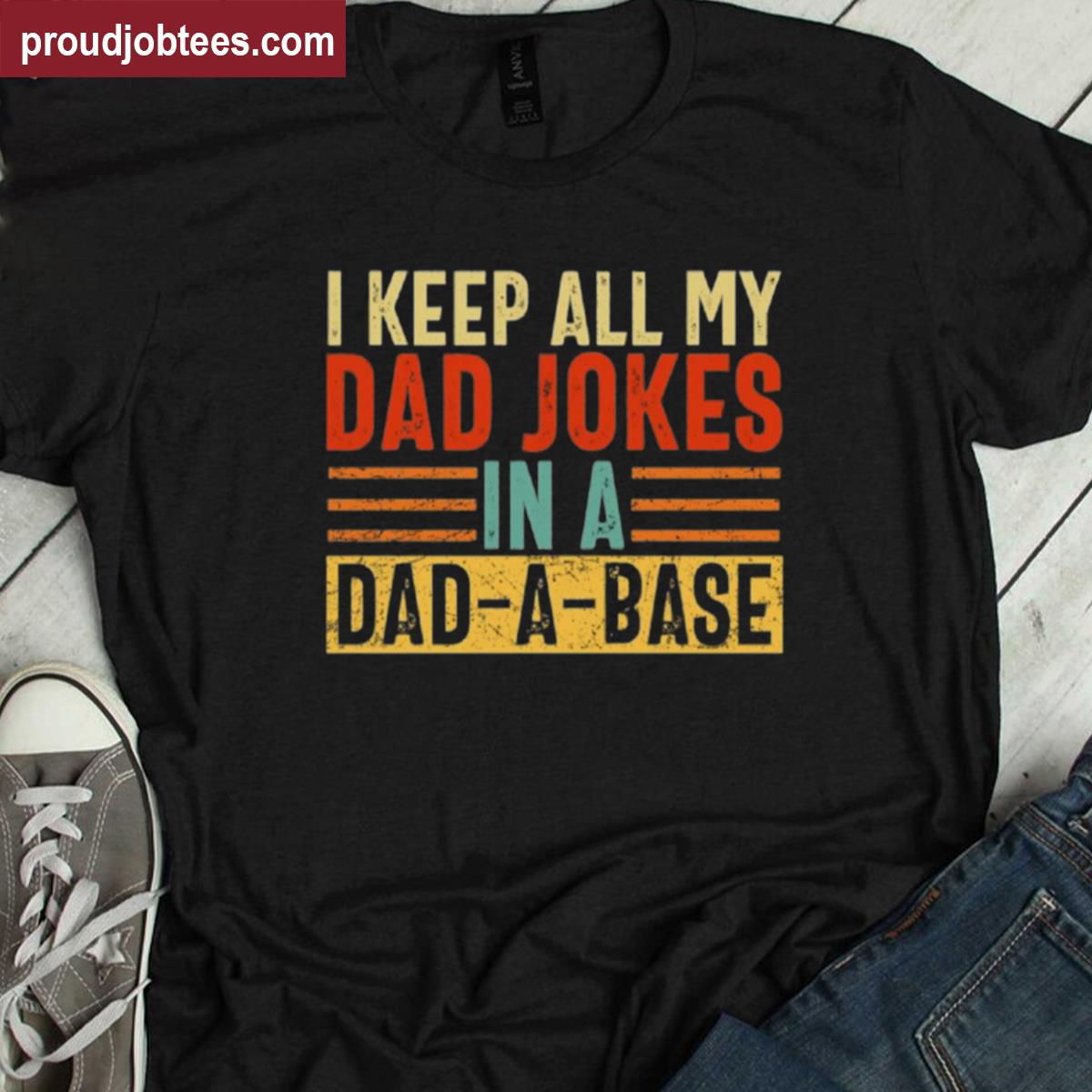 Dad Jokes Graphic Tee Shirt