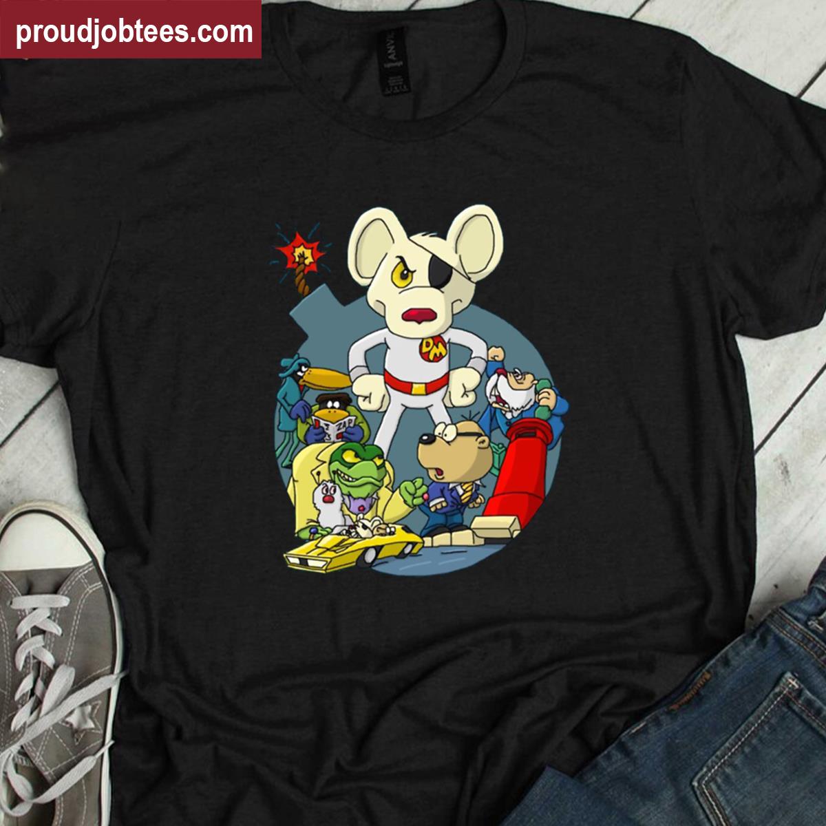 Danger Mouse Vintage Style Tee Shirt