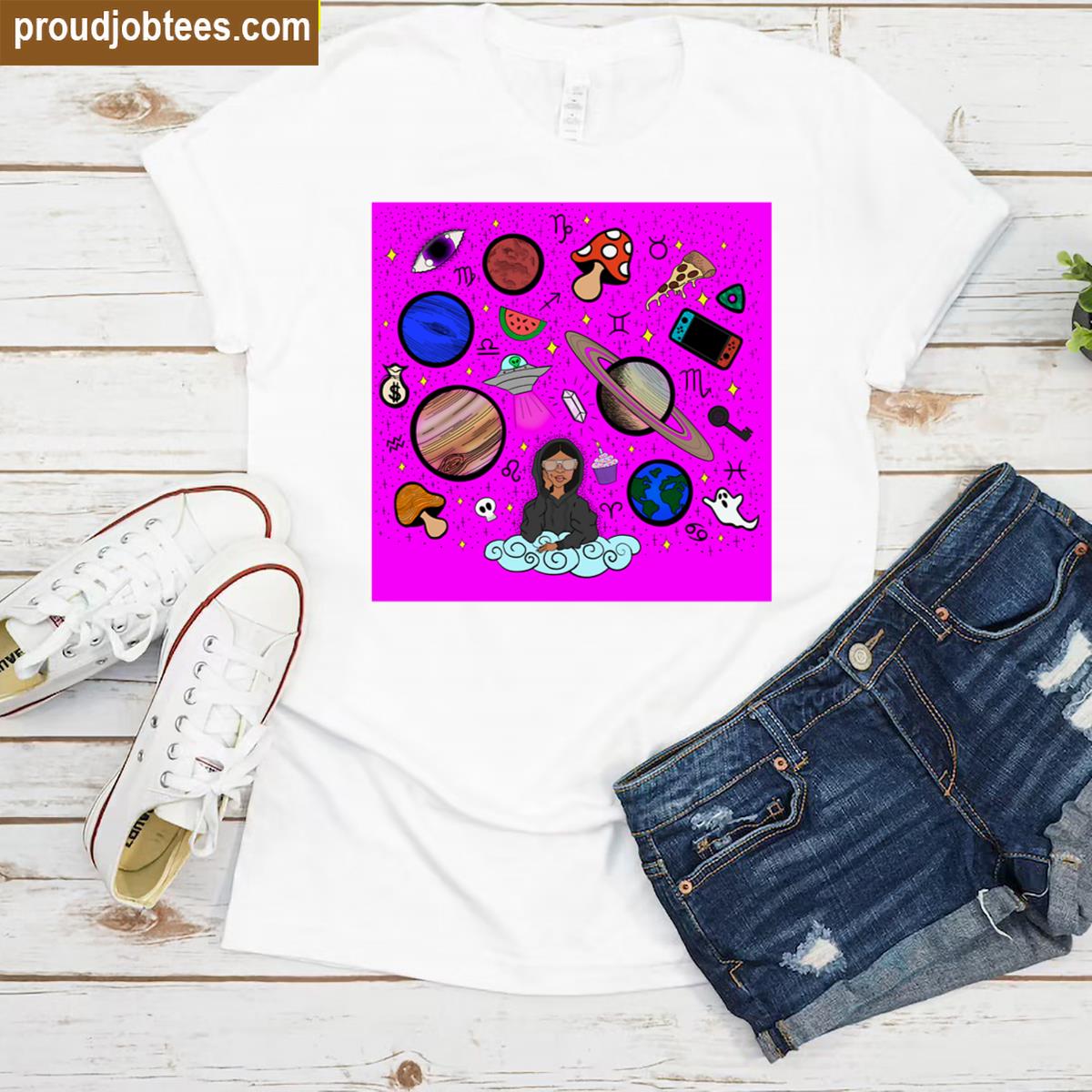 Earth To Kyla Pink Tee Shirt