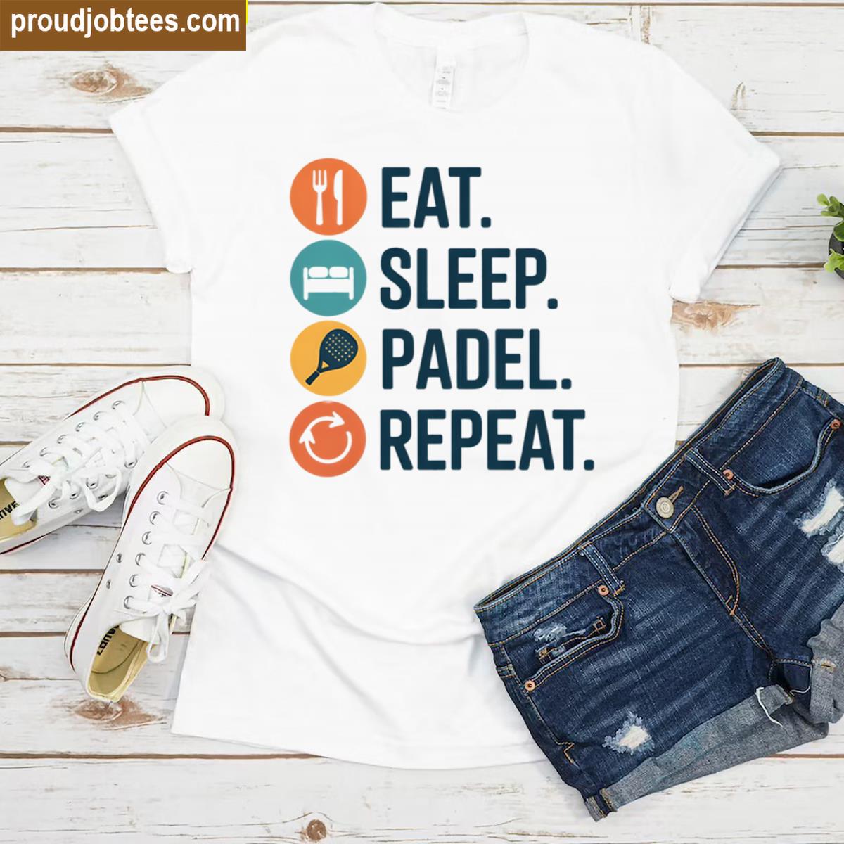 Eat Sleep Padel Tee Shirt