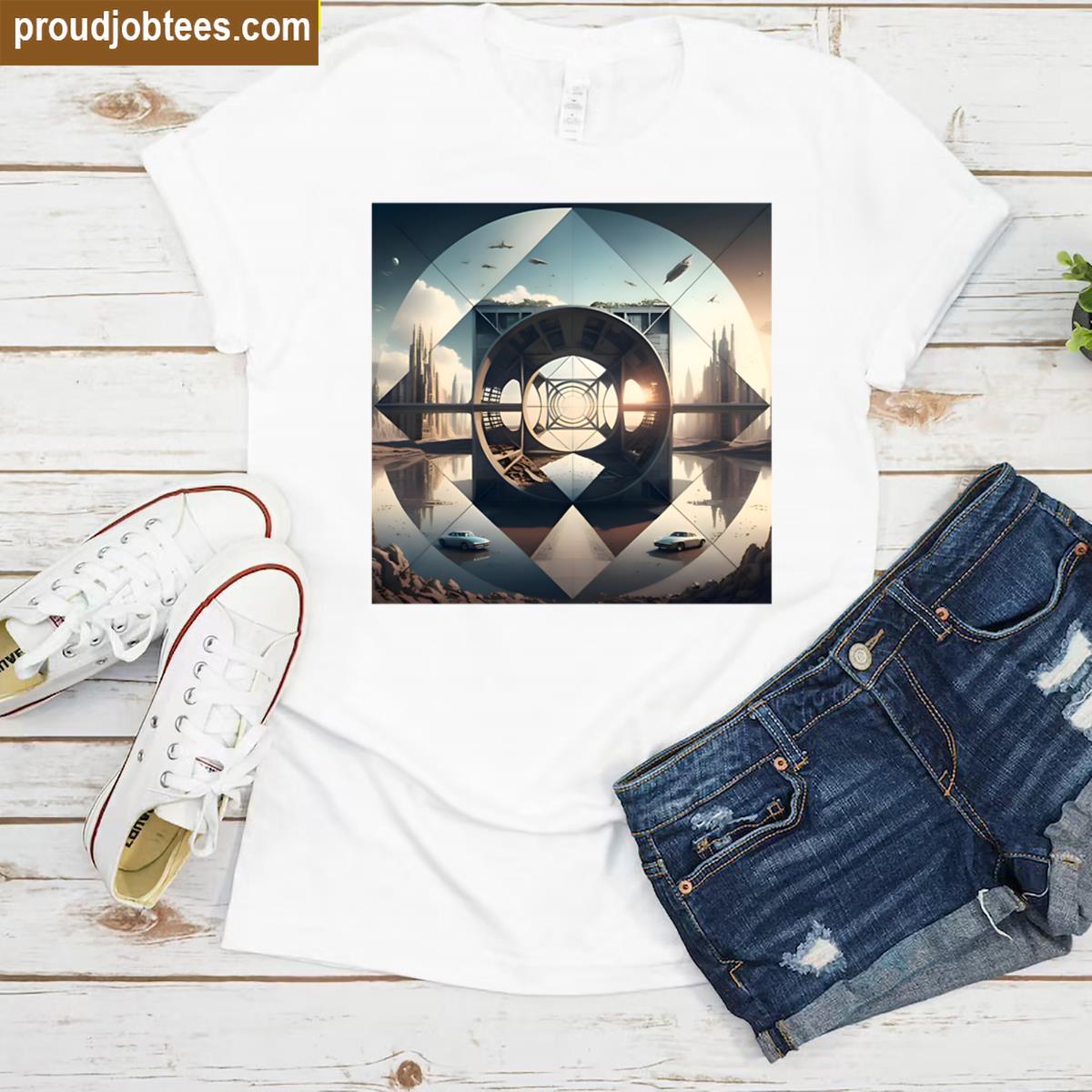 Ethereal Gateway Oversized Shirt