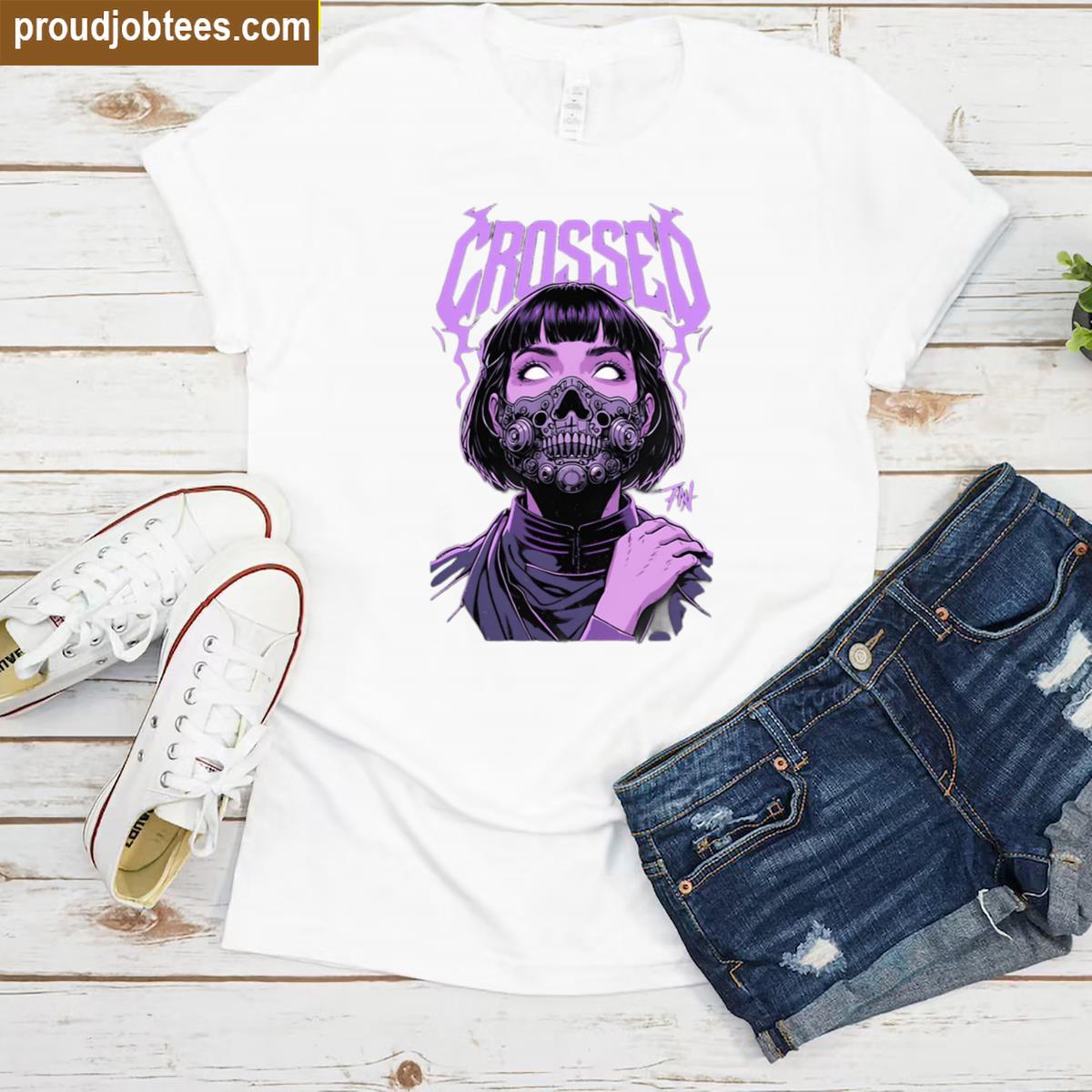 Futuristic Warrior Cyberpunk Mask Shirt