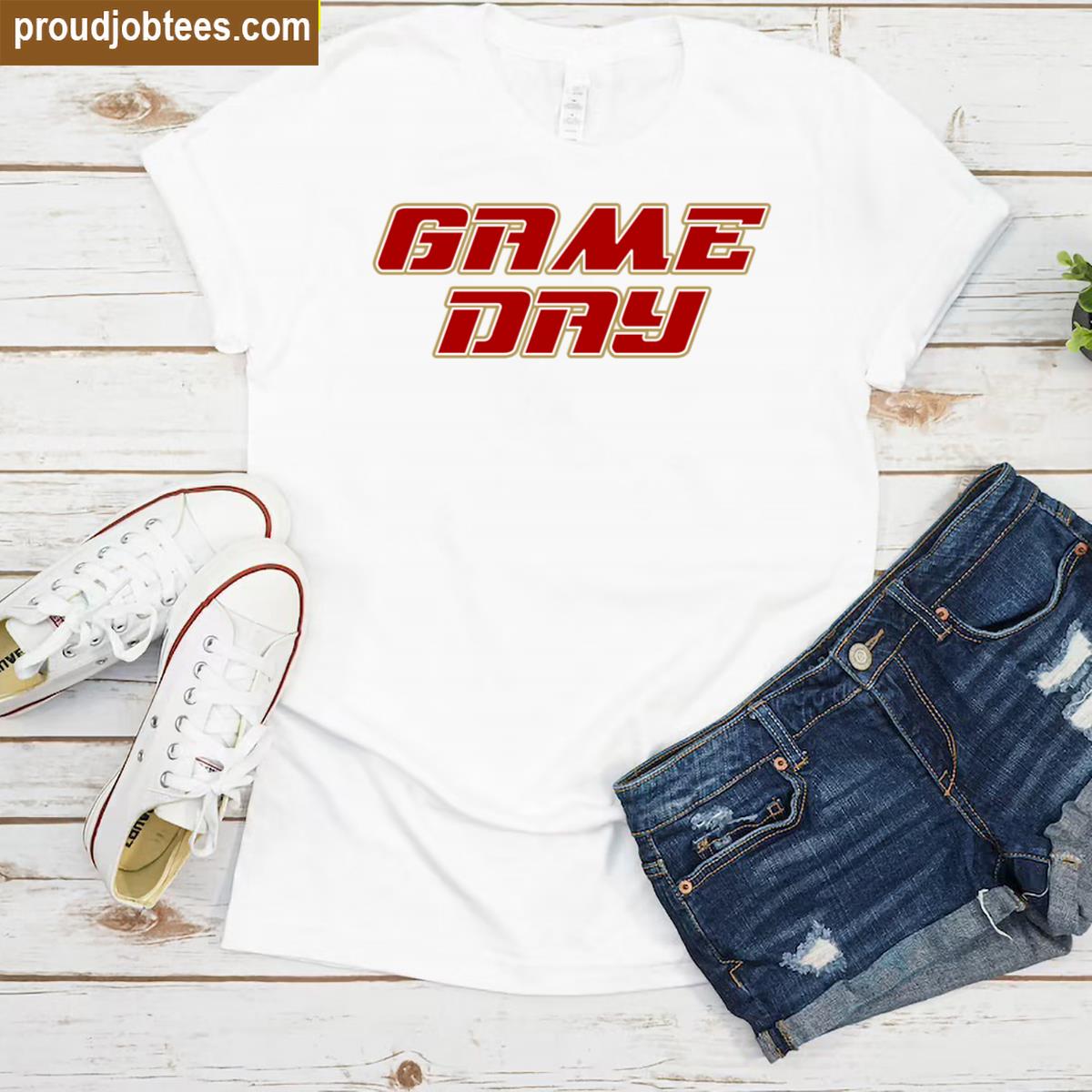 Game Day American Football Fan Tee Shirt