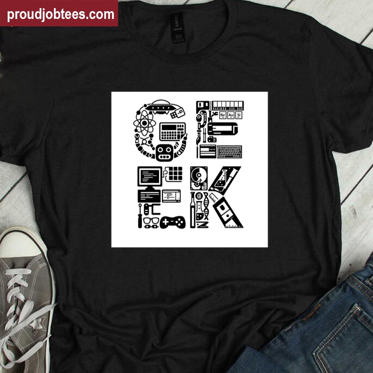 Geeky Stuff Oversized Tee Shirt