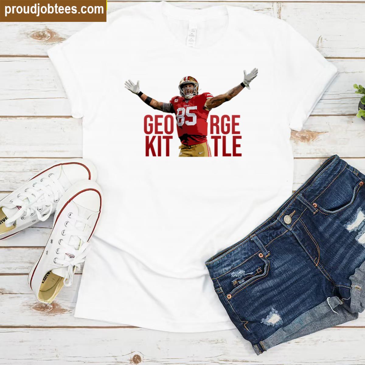 George Kittle Graphic Tee Shirt