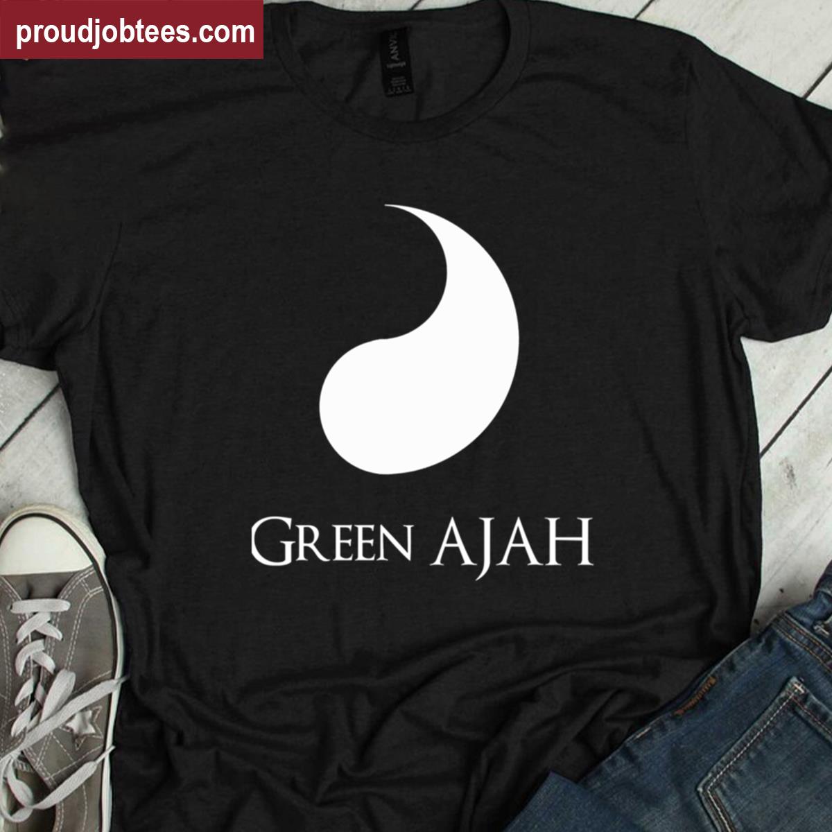 Green Ajah Graphic Tee Shirt