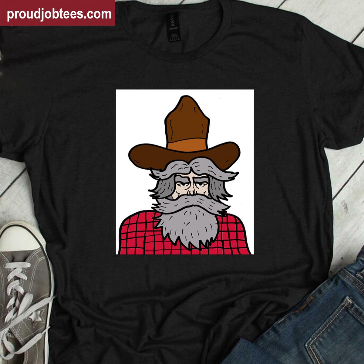 Grizzly Old Prospector Graphic Tee Shirt