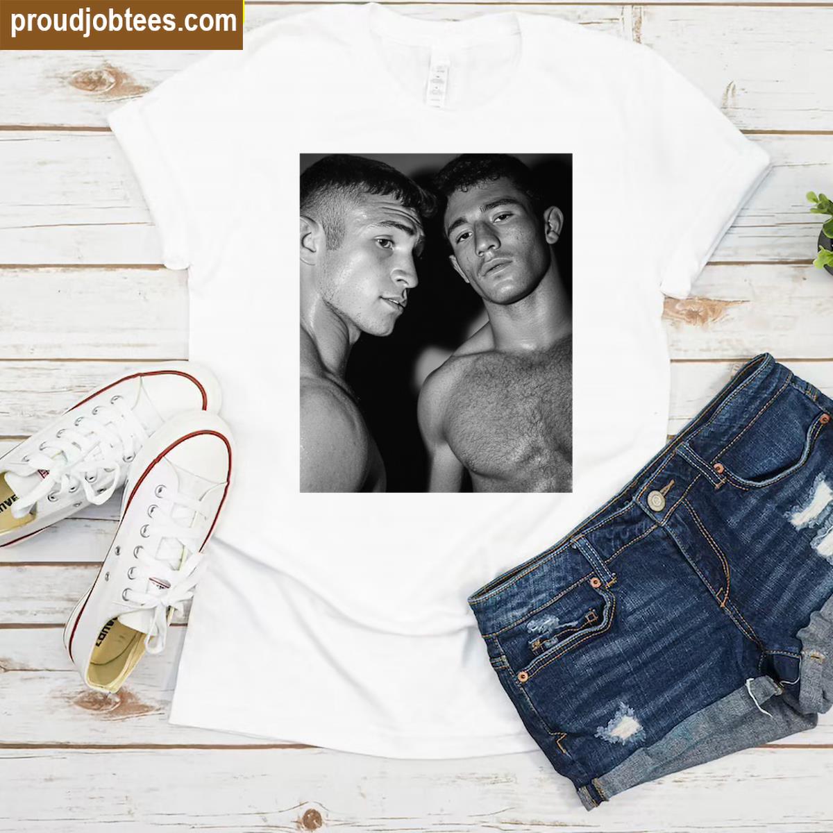 Hairy Chest Athlete Portrait Shirt