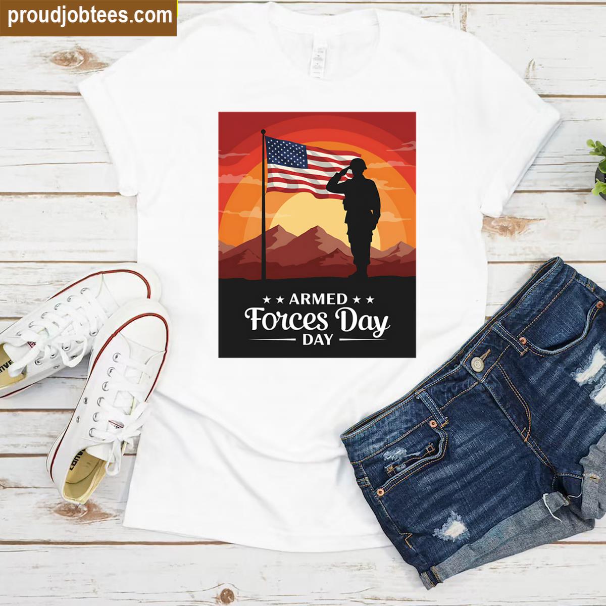 Happy Armed Forces Unity Shirt