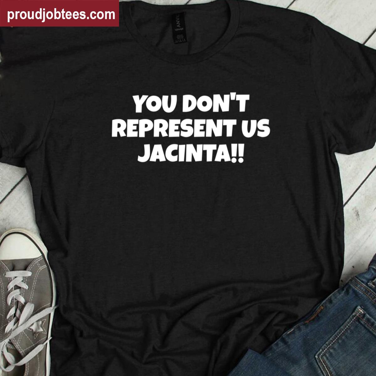 Jacinta Bold Message Shirt