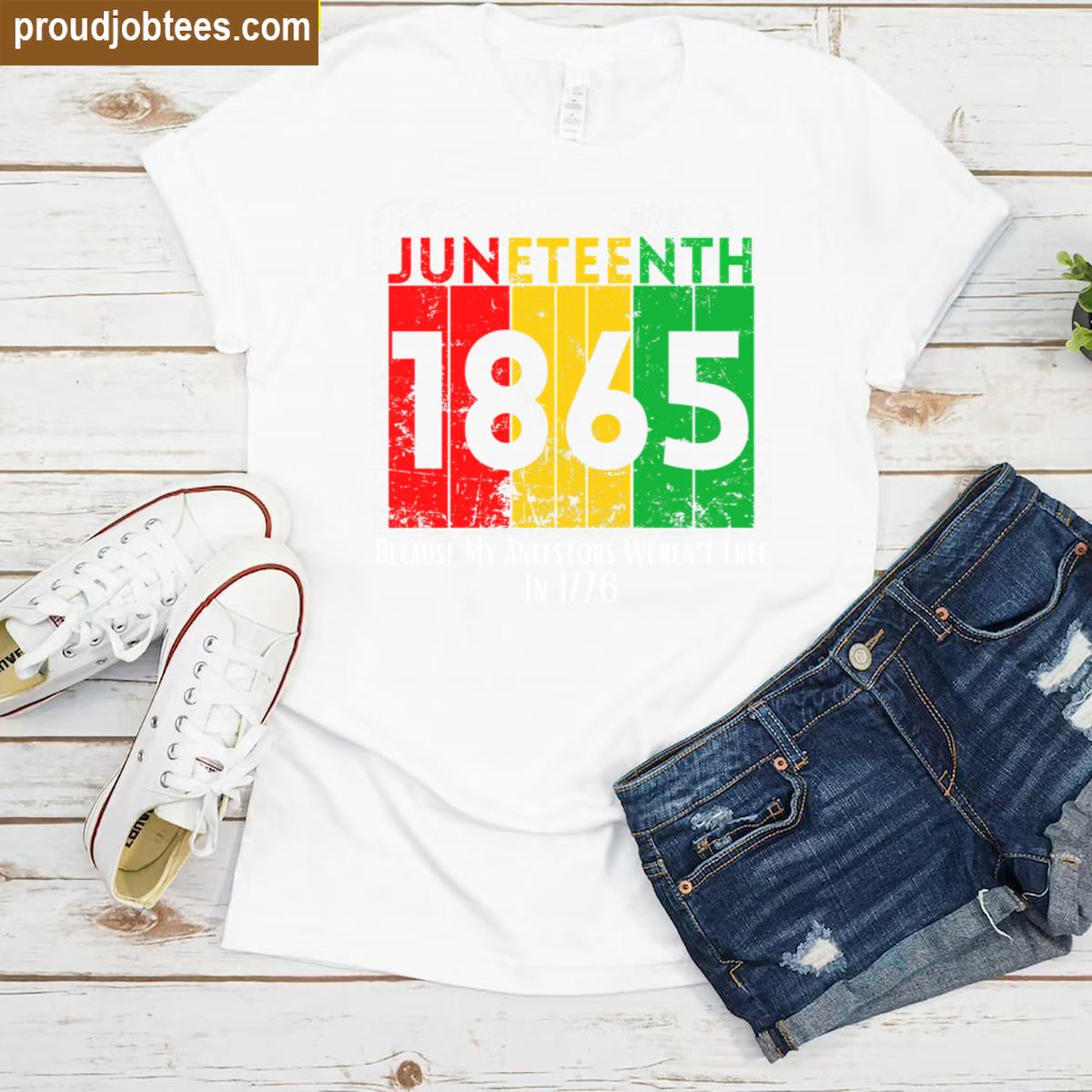 Juneteenth 1865 African American Pride Shirt