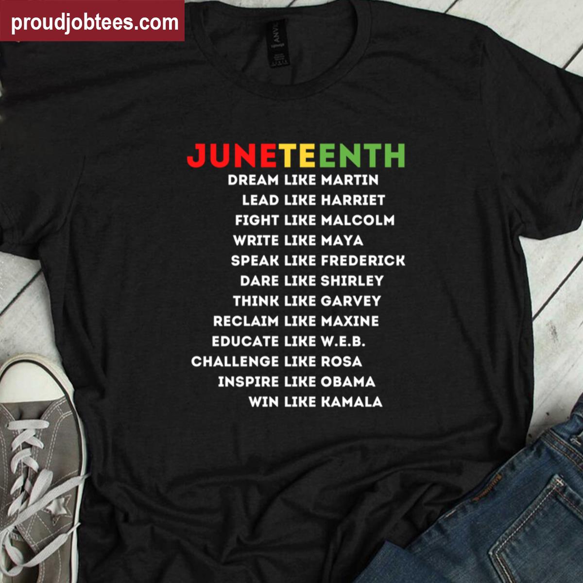 Juneteenth Celebration Apparel Shirt