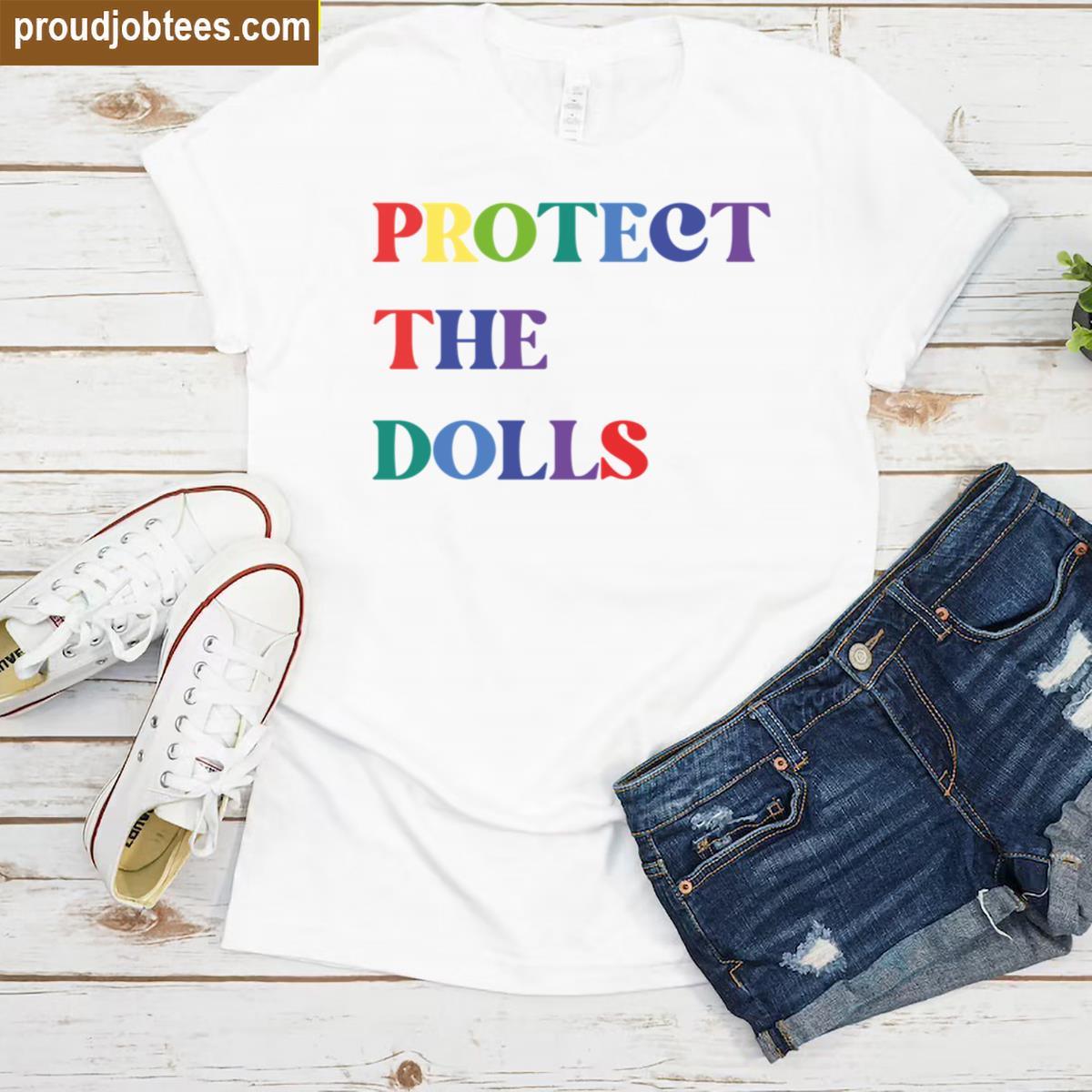 Protect The Dolls Graphic Tee Shirt