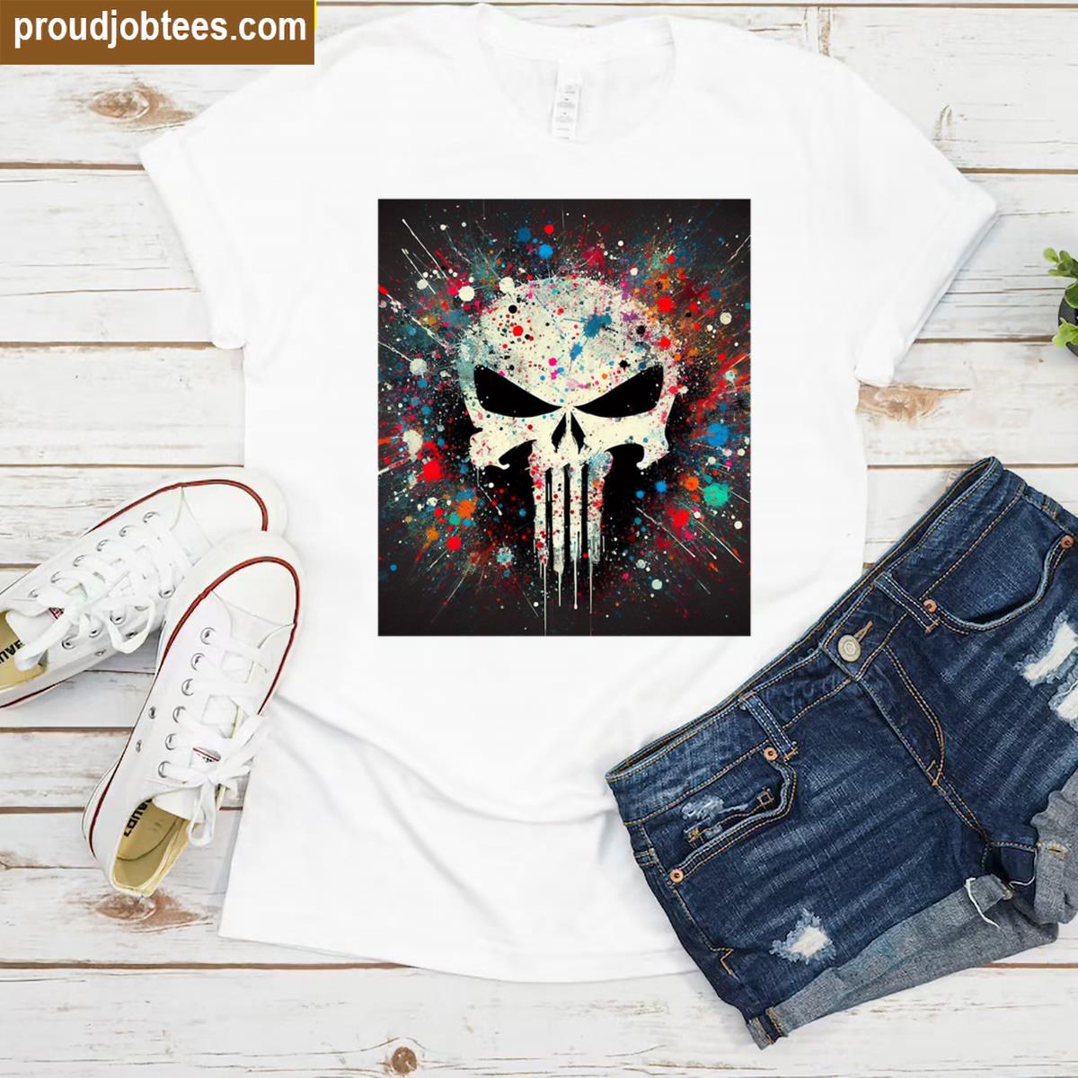 Punishment Abstract Design Tee Shirt