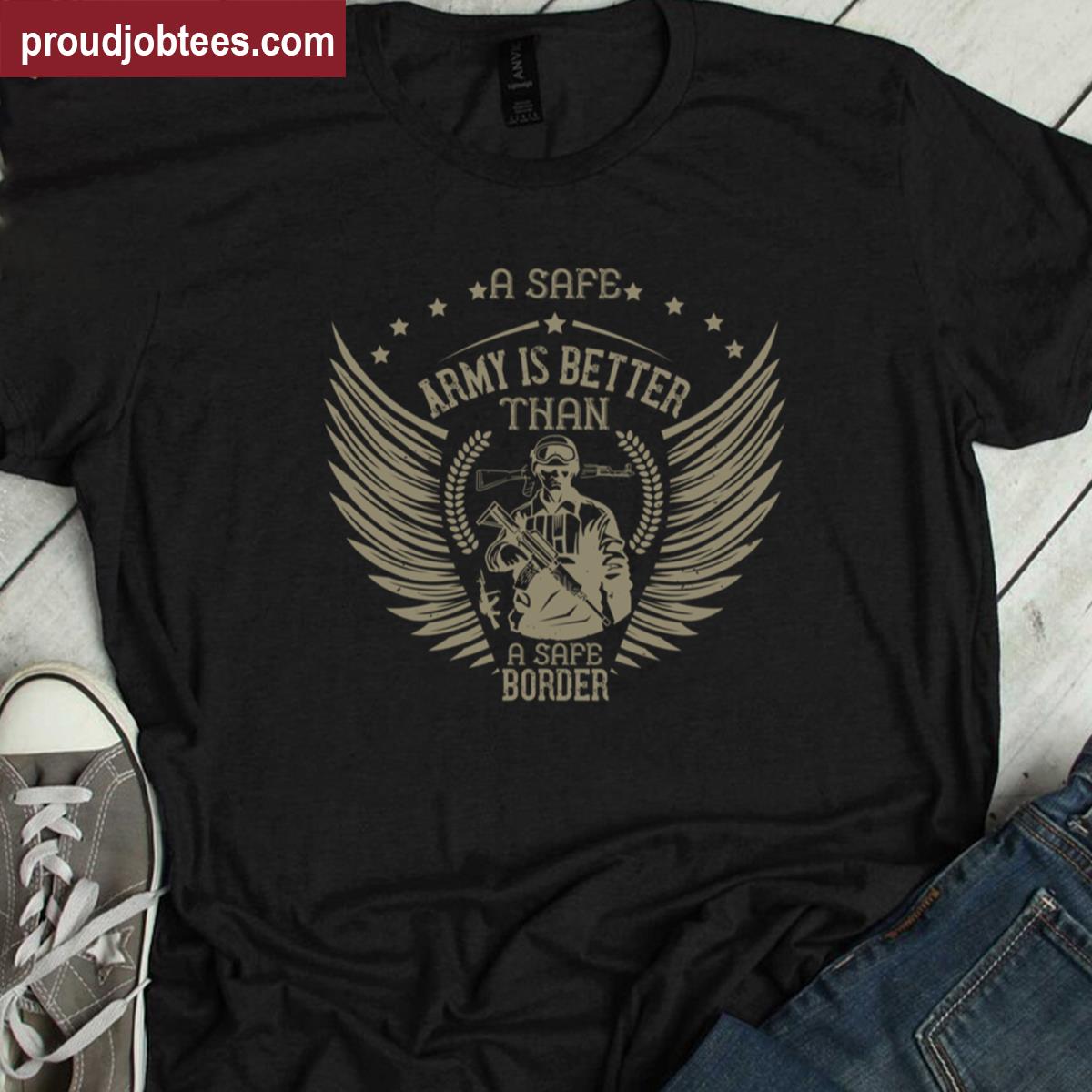 Safe Army Graphic Tee Shirt