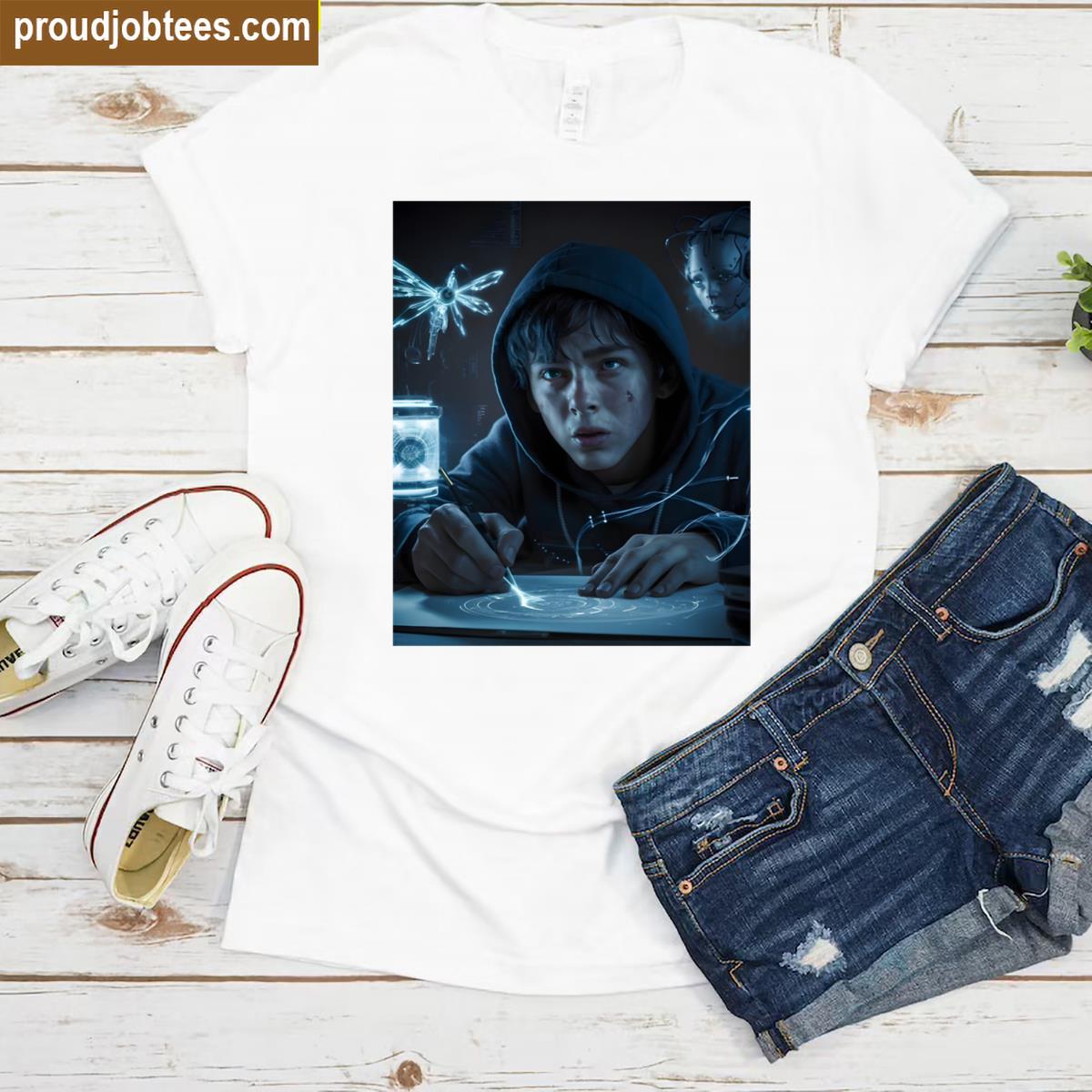 Teen Future Drawing Graphic Tee Shirt